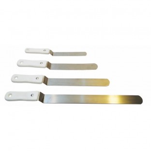 Espátulas Doblada Grande Acero Inoxidable Ancho 3,2 cm 2