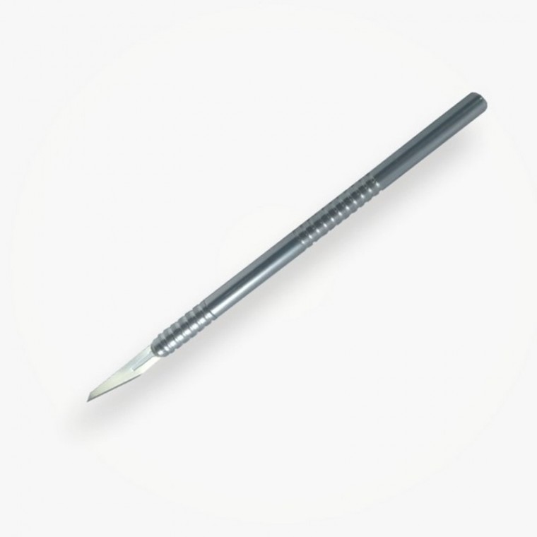 Esteca Bisturi Metal (Cuchilla Intercambiable)