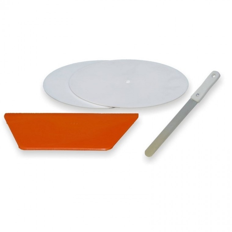 Set Cake Drums (2 platos 1 Rasqueta 1...