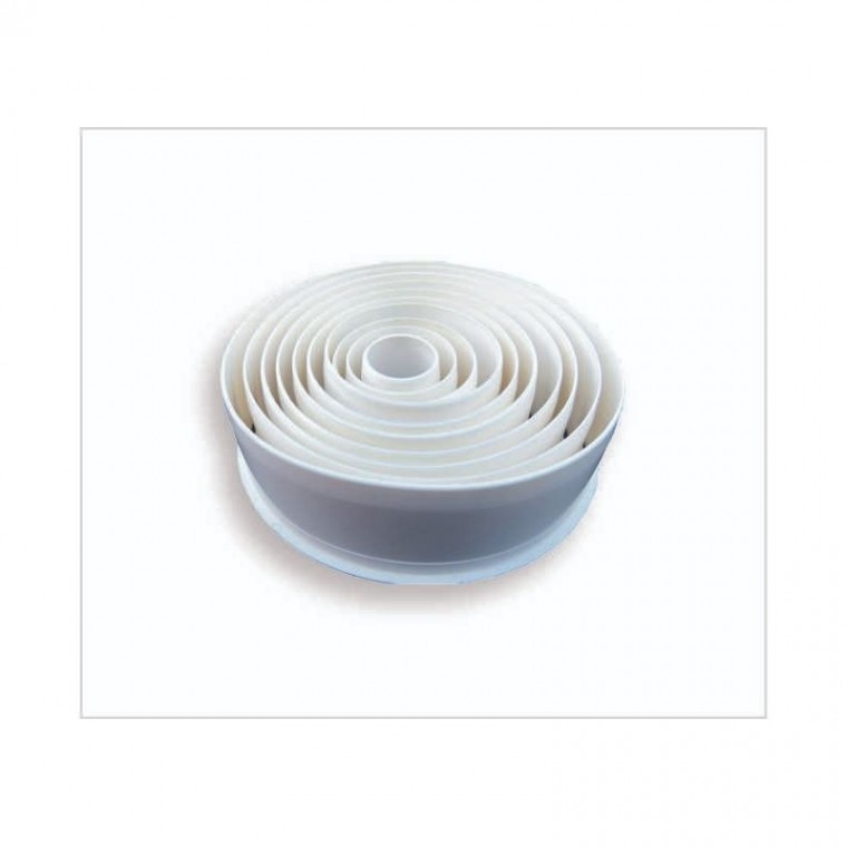 Cortantes Plasticos Redondos-Jgo Comp (2 a 11 cm)