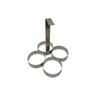 Aros Para Huevo con Manija x 4 (Alto 3 cm)