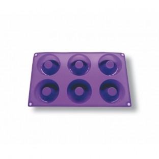 Molde Silicona Para Donas x 6 (7.5 CM diamentro)