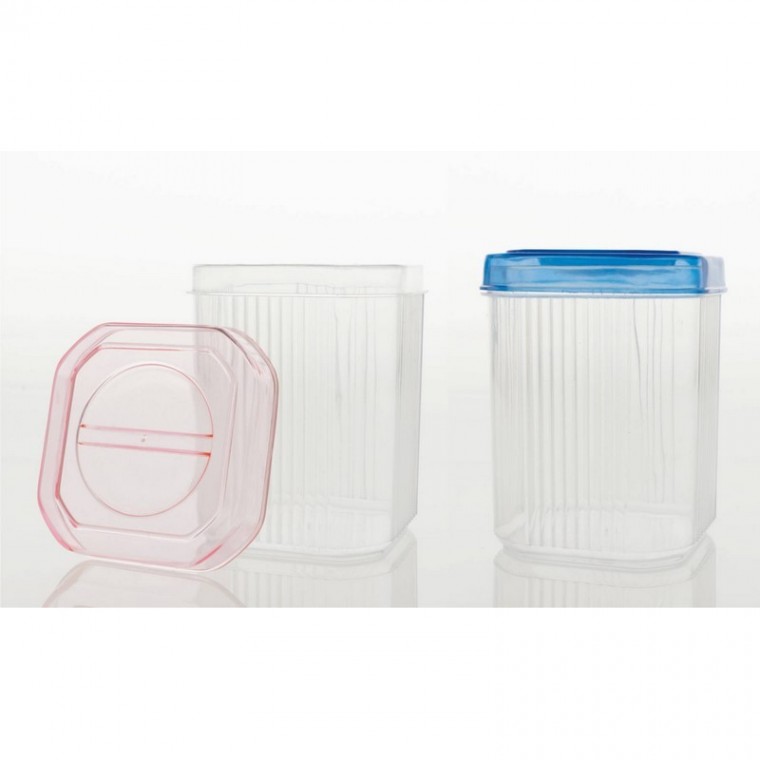 Tarro Plastico Cristal con Tapa