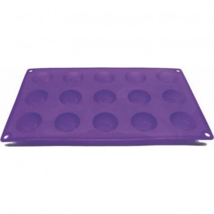 Molde Semiesfera Silicona x15 u.