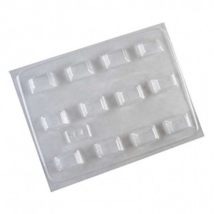 101 - Bombon Rectangulos -Chicos Con Rayitas X 12