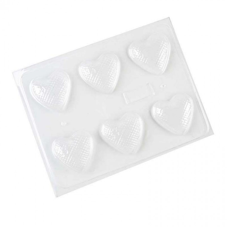 402 - Corazones X 6 - Labrados