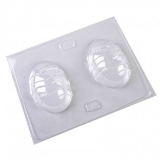 9A - Huevos 9 Cm Con Olas X 2