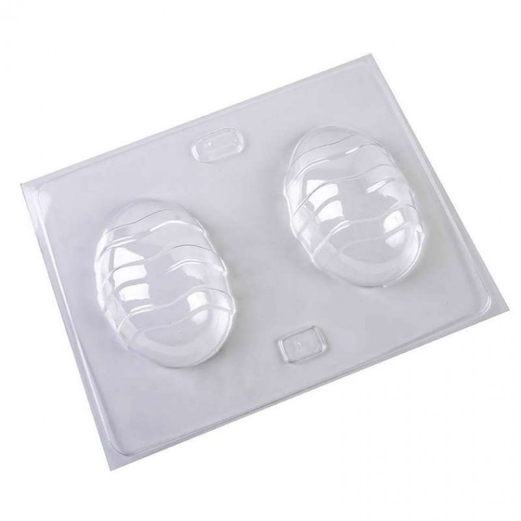 9A - Huevos 9 Cm Con Olas X 2