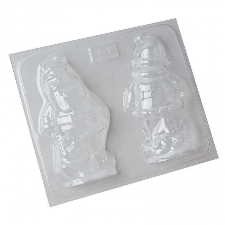 861 - Papa Noel Con Regalo X 2 - Para Armar