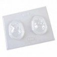 9B - Huevos 9 Cm Con Olas Y Lunares X 2