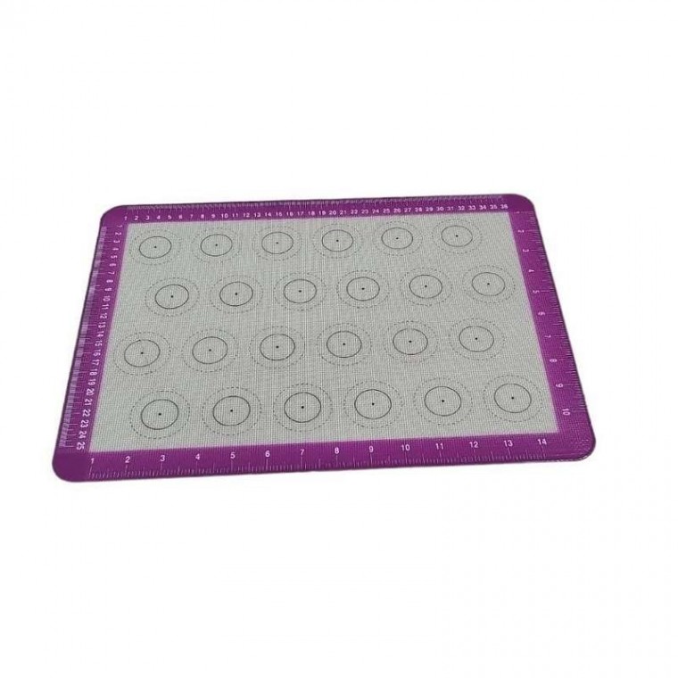 Plancha silicona 30x40 macaron con medidas