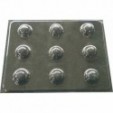 3053 - Semiesferas X 9 - 3 Cm