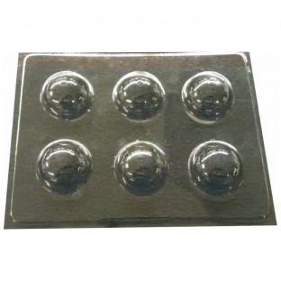3054 - Semiesferas X 6 - 4,5 Cm