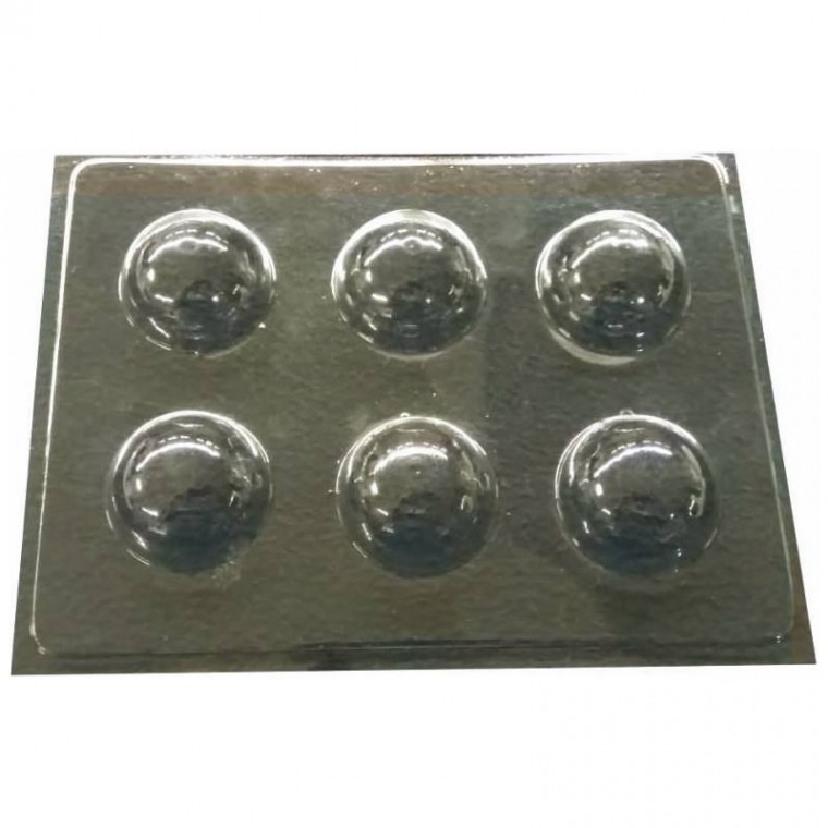3054 - Semiesferas X 6 - 4,5 Cm