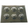 3054 - Semiesferas X 6 - 4,5 Cm