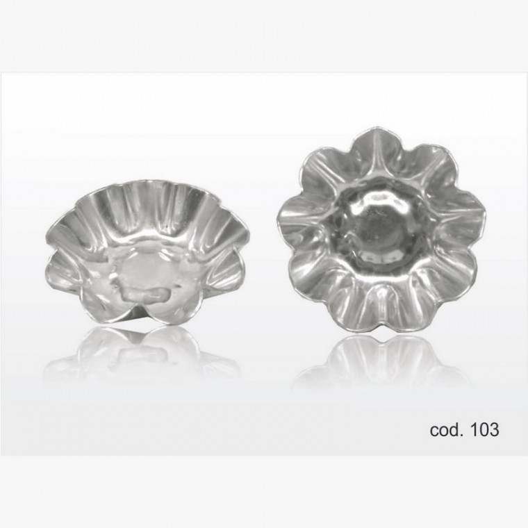 Tarteletas Chicas Aluminio x 6 en Blister