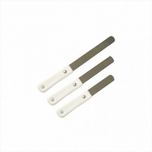 Espátulas Recta Chica Acero Inoxidable Ancho 2.1 cm 2