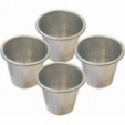 Vaso Flan Aluminio con Borde