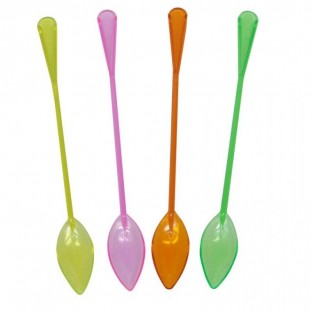 Cucharitas Trago Largo Hojita 2