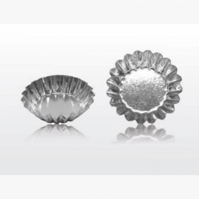 Tarteletas Medianas Aluminio x 6 en Blister