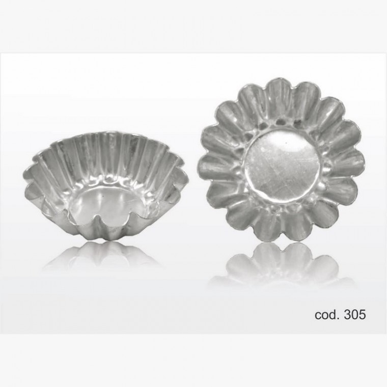 Tarteletas Grandes Aluminio x 6 en Blister