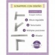 Scraper Regulable Acero 24 cm en 4 Diseños